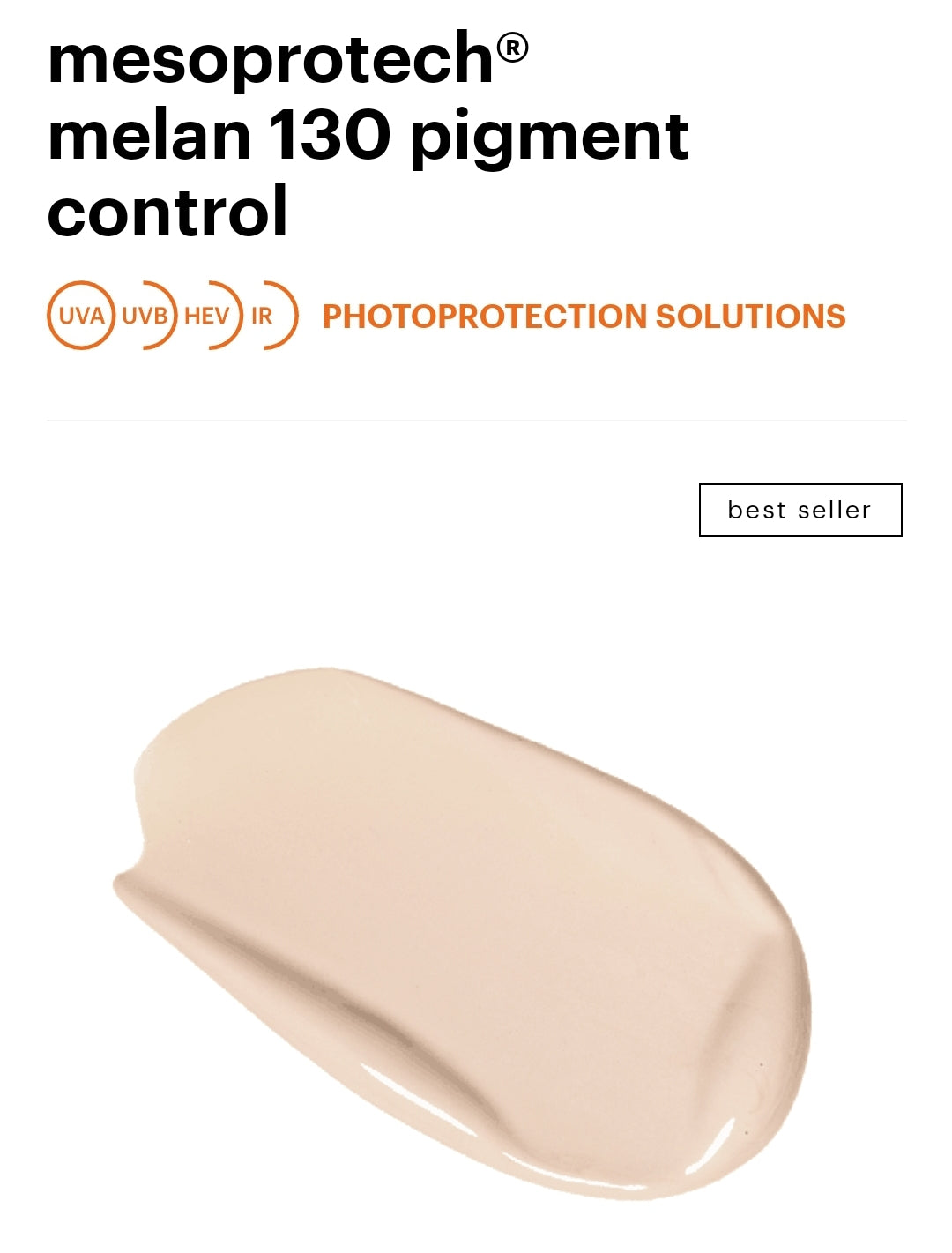 Sehr hoher, getönter Sonnenschutz , für Haut mit Pigmentstörungen geeignet.